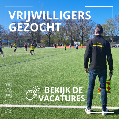 VRIJWILLIGERS GEZOCHT